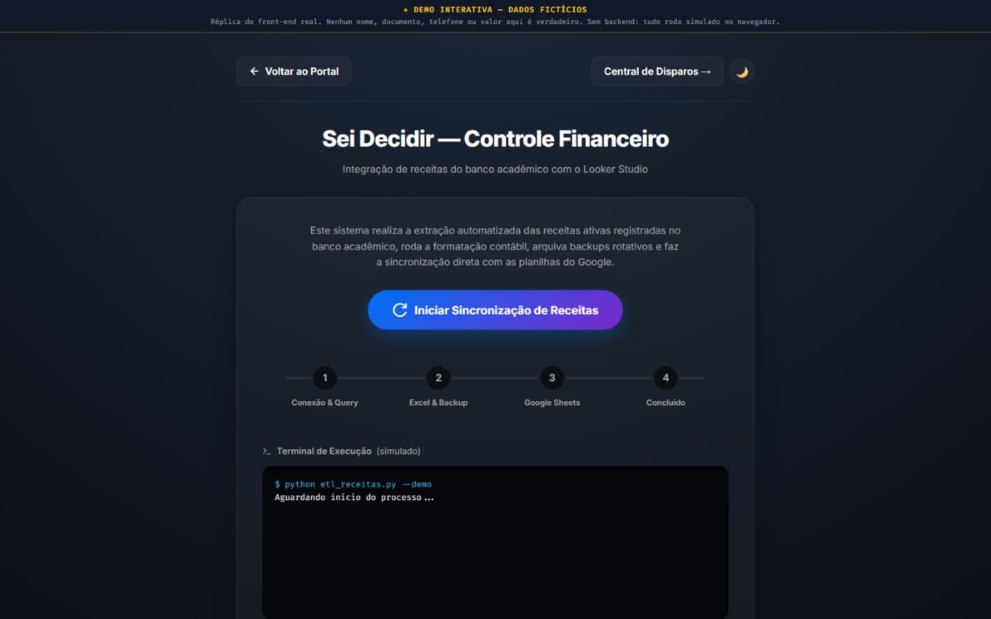 Tela do projeto Sei Decidir